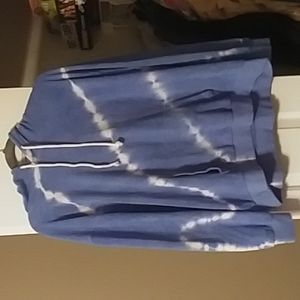 Light blue tie dye hoodie